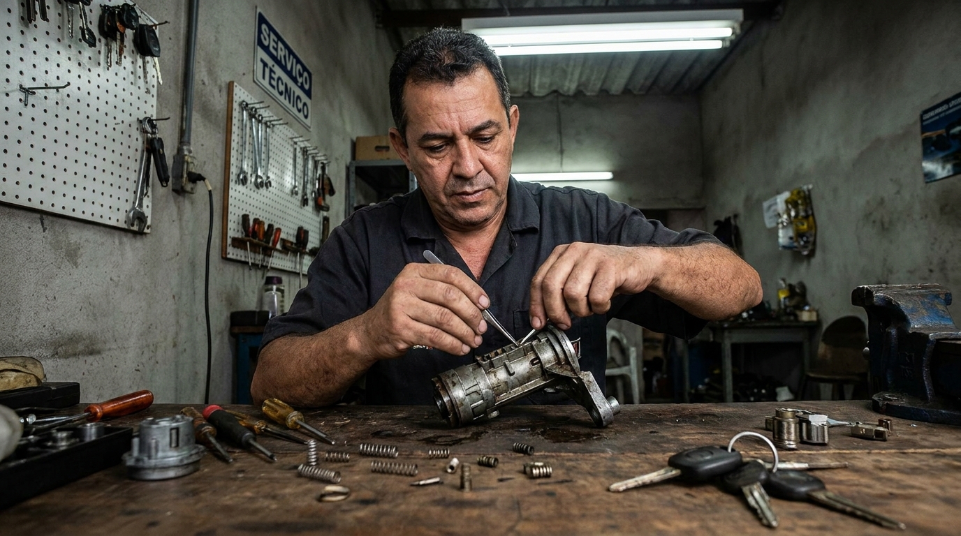 Troca de Segredo do Miolo da Porta profissional em Belém‑PA